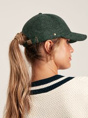 Joules Green Tweed Baseball Cap - Image 2 of 5