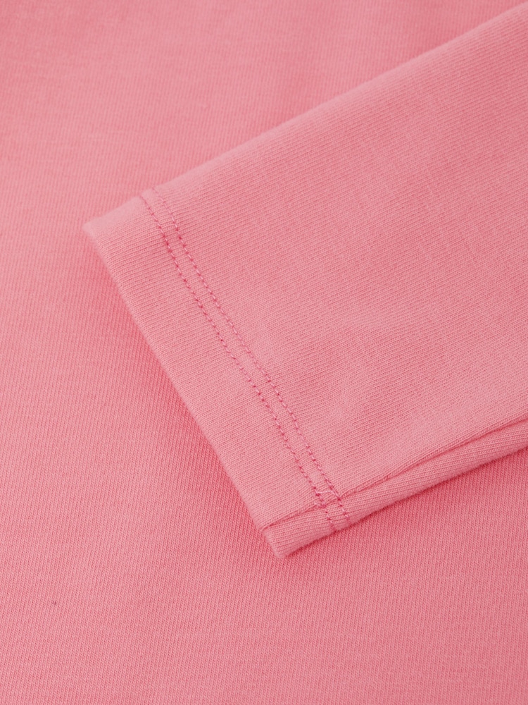 Reiss Pink Mai 9-14 yrs Long Sleeve Crew Neck T-Shirt - Image 5 of 5