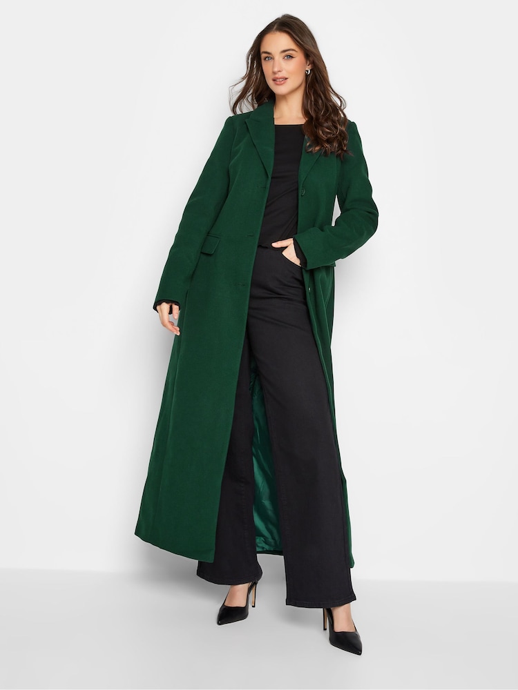 Long Tall Sally Green Long Formal Coat - Image 1 of 4