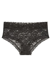 Long Tall Sally Black Floral Lace Shorts 3 Pack - Image 3 of 4