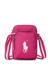 Polo Ralph Lauren Fuschia Pink Pony Logo Festival Bag - Image 1 of 5