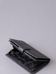Lakeland Leather Black Medium Leather Tab Purse - Image 4 of 5