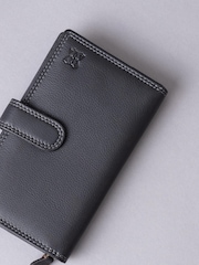 Lakeland Leather Black Medium Leather Tab Purse - Image 5 of 5