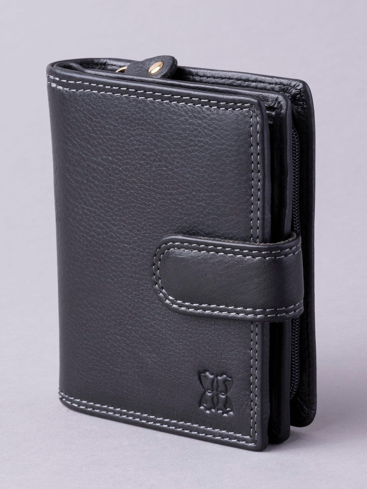 Lakeland Leather Black Small Tab Purse - Image 1 of 5