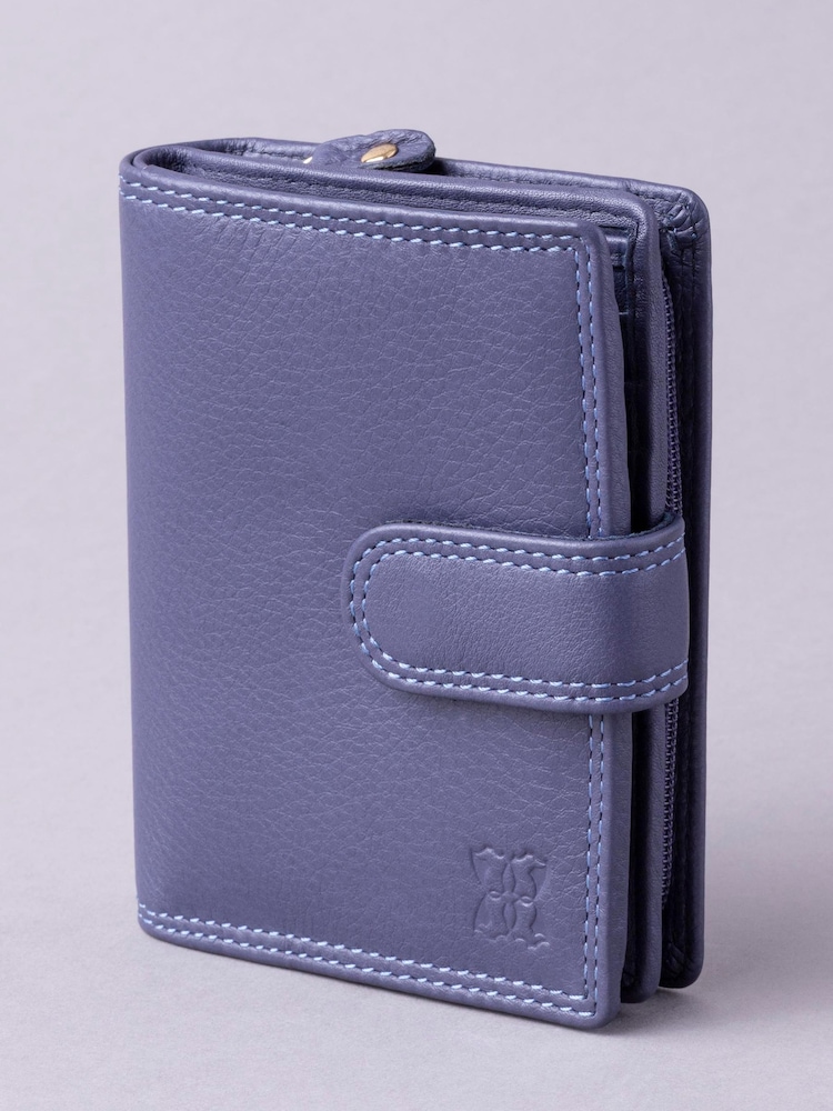 Lila - Lakeland Leather Small Tab Handväska - Bild 1 av 5