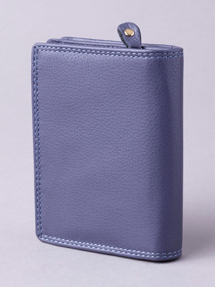 Lila - Lakeland Leather Small Tab Handväska - Bild 2 av 5