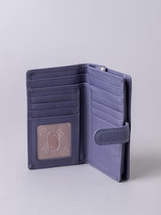 Lakeland Leather Purple Medium Tab Purse - Image 3 of 5