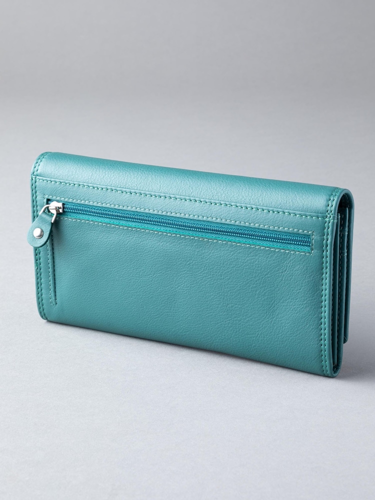 Lakeland Leather Green Large Purse - Image 2 of 5