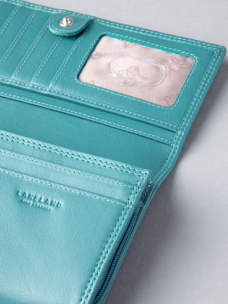 Lakeland Leather Green Large Purse - Image 5 of 5