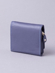 Lakeland Leather Purple Small Flapover Purse - Image 2 of 5
