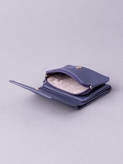 Lakeland Leather Purple Small Flapover Purse - Image 3 of 5