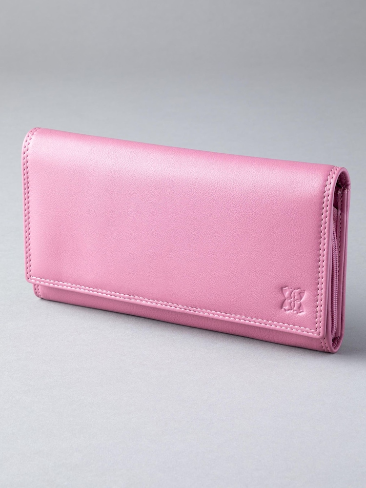 Lakeland Leather Mauve Pink Large Purse - Image 1 of 5