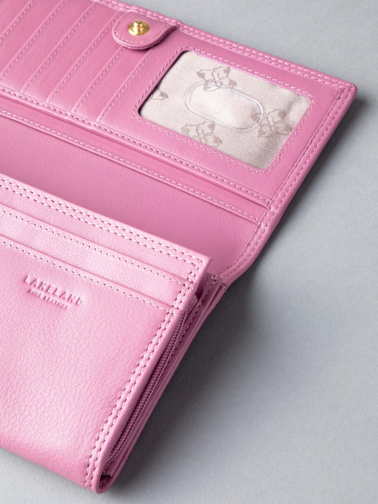 Lakeland Leather Mauve Pink Large Purse - Image 5 of 5