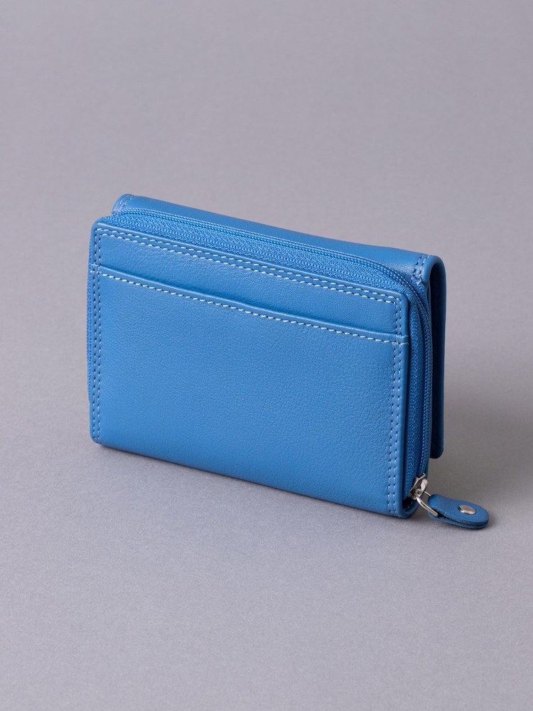 Lakeland Leather Blue Small Purse - Image 2 of 5