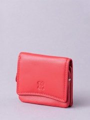Lakeland Leather Red Small Flapover Purse - Image 1 of 5