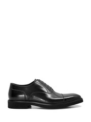 Dune London Black Chunky Sole Shiloh Dress Shoes - Image 3 of 7