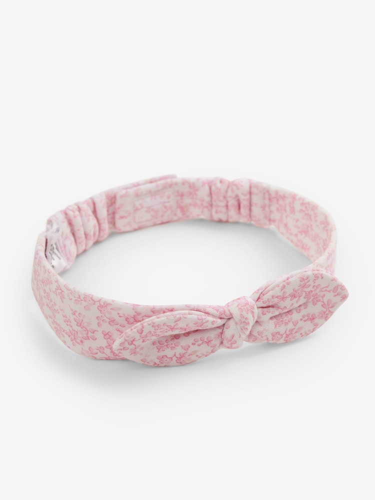 JoJo Maman Bébé Pink 2-Pack Pretty Headbands - Image 2 of 5