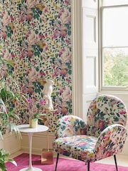 Clarke & Clarke Multi Bloom Exotica 2 10M Wallpaper - Image 1 of 2