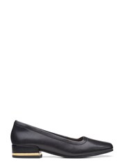 Clarks Black Seren 30 Court Shoes - Image 1 of 6
