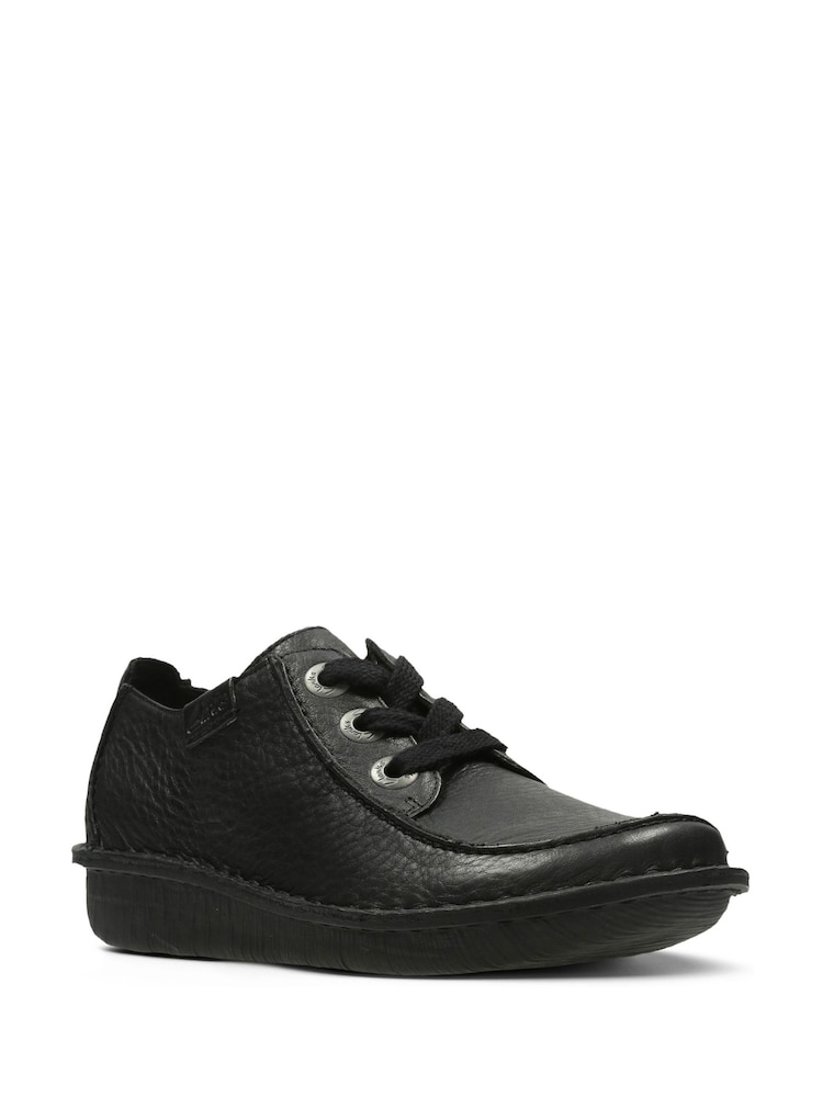 Clarks Black Leather Funny Dream Shoes - Image 3 of 7