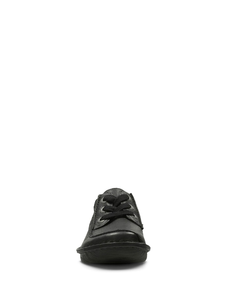Clarks Black Leather Funny Dream Shoes - Image 5 of 7