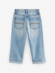 Blue Bleach Wide Fit Stretch Jeans (3-16yrs) - Image 4 of 4