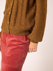 Mistral Pink Directional Cord Skirt - Image 10 of 13