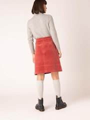 Mistral Pink Directional Cord Skirt - Image 2 of 13