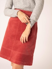 Mistral Pink Directional Cord Skirt - Image 8 of 13