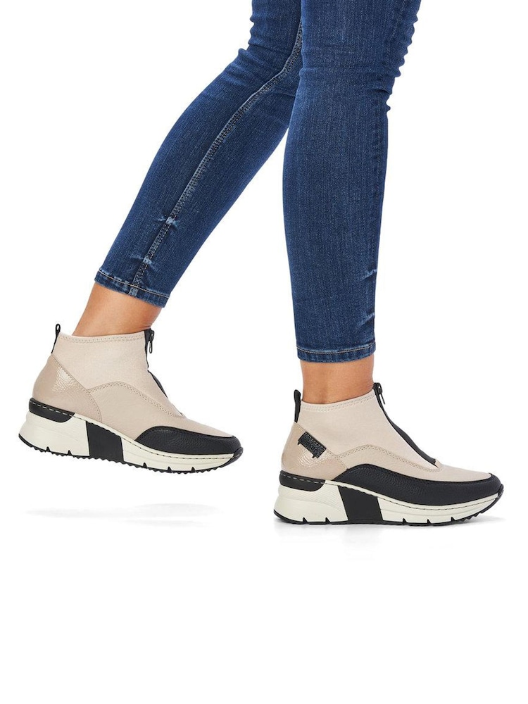 Rieker Ladies Short Zipper Boots - Image 11 of 11