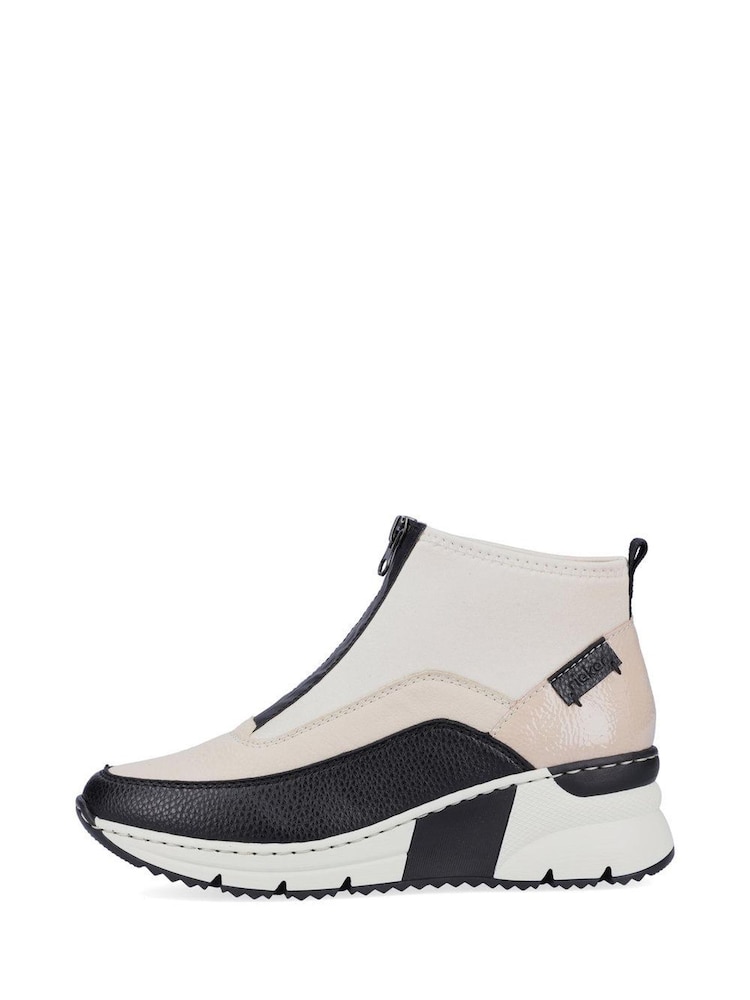 Rieker Ladies Short Zipper Boots - Image 2 of 11