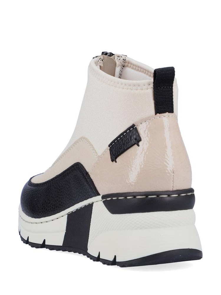 Rieker Ladies Short Zipper Boots - Image 4 of 11