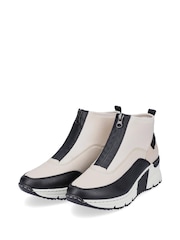 Rieker Ladies Short Zipper Boots - Image 5 of 11