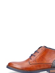 Botines con cordones marrones de hombre de Rieker - Imagen 1 de 10