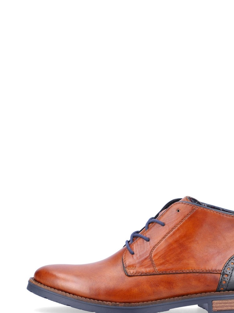 Botines con cordones marrones de hombre de Rieker - Imagen 1 de 10