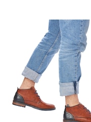 Botines con cordones marrones de hombre de Rieker - Imagen 10 de 10