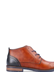 Botines con cordones marrones de hombre de Rieker - Imagen 3 de 10