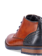 Botines con cordones marrones de hombre de Rieker - Imagen 4 de 10