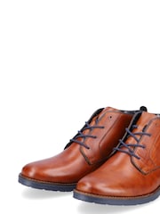 Botines con cordones marrones de hombre de Rieker - Imagen 8 de 10