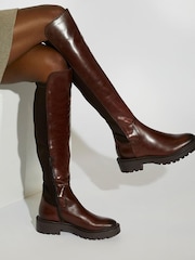 Dune London Tella Cleated Stretch Boots - Image 5 of 5