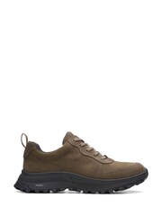 Clarks Green Standard Fit (F) Nubuck Atl Trek Free Up Shoes - Image 1 of 7