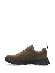 Clarks Green Standard Fit (F) Nubuck Atl Trek Free Up Shoes - Image 2 of 7