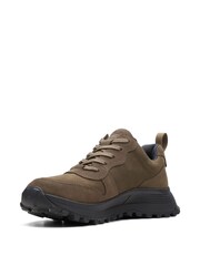 Clarks Green Standard Fit (F) Nubuck Atl Trek Free Up Shoes - Image 4 of 7
