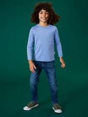 White Stuff Blue Long Sleeve Abersoch T-Shirt - Image 3 of 4