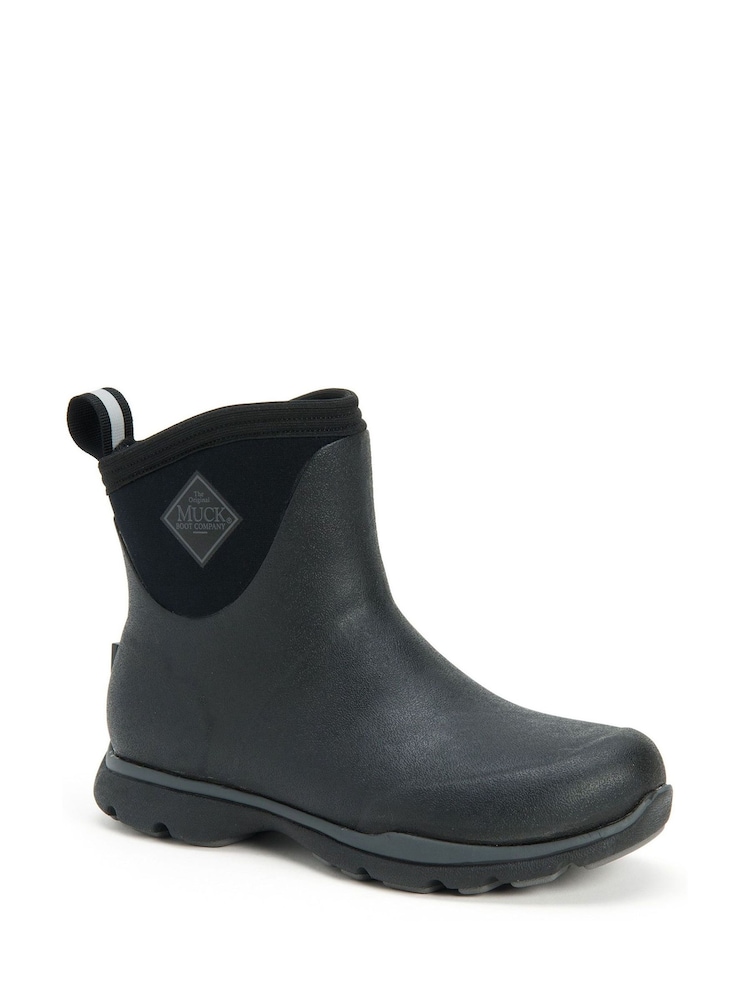 Muck Boots Arctic Excursion Black Ankle Wellies - Image 2 of 5 Muck Boots Arctic Excursion Black Ankle Wellies - Image 2 of 5