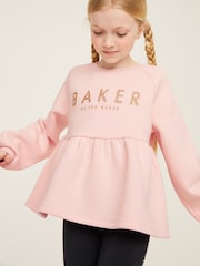 وردي - طقم من سترة بتصميم كشكشة وبنطلون ضيق من Baker by Ted Baker - صورة 5 من 9