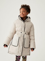 Parka Baker by Ted Baker Cream imperméable - Image 1 of 13