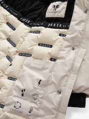 Parka Baker by Ted Baker Cream imperméable - Image 10 of 13