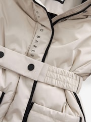 Parka Baker by Ted Baker Cream imperméable - Image 11 of 13
