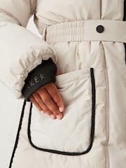 Parka Baker by Ted Baker Cream imperméable - Image 6 of 13